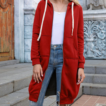 Hooded Mid-Length Jacket