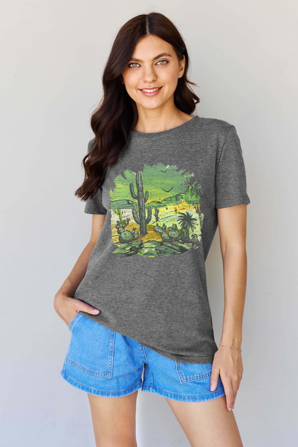 Simply Love Full Size Desert Graphic Cotton Tee