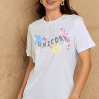 Simply Love Full Size UNICORN Graphic Cotton Tee