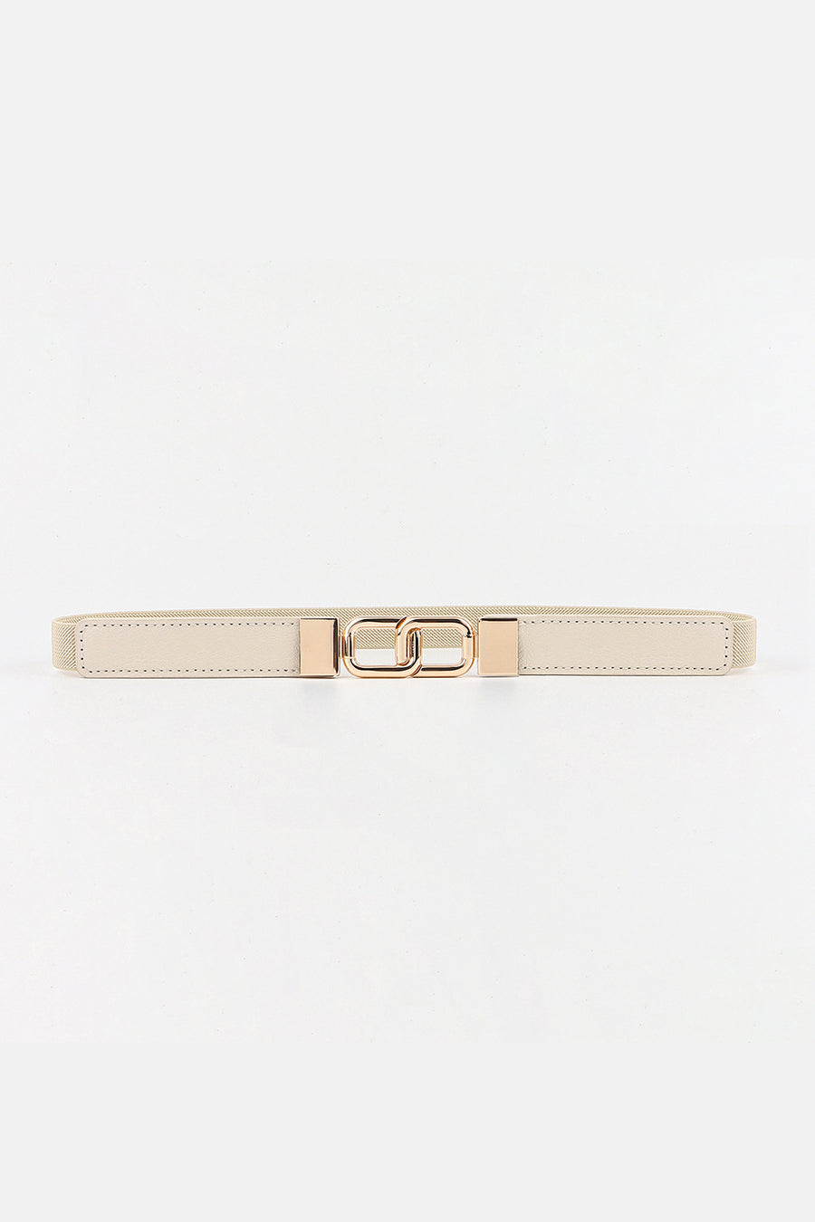 Geometric Double Buckle Elastic Belt