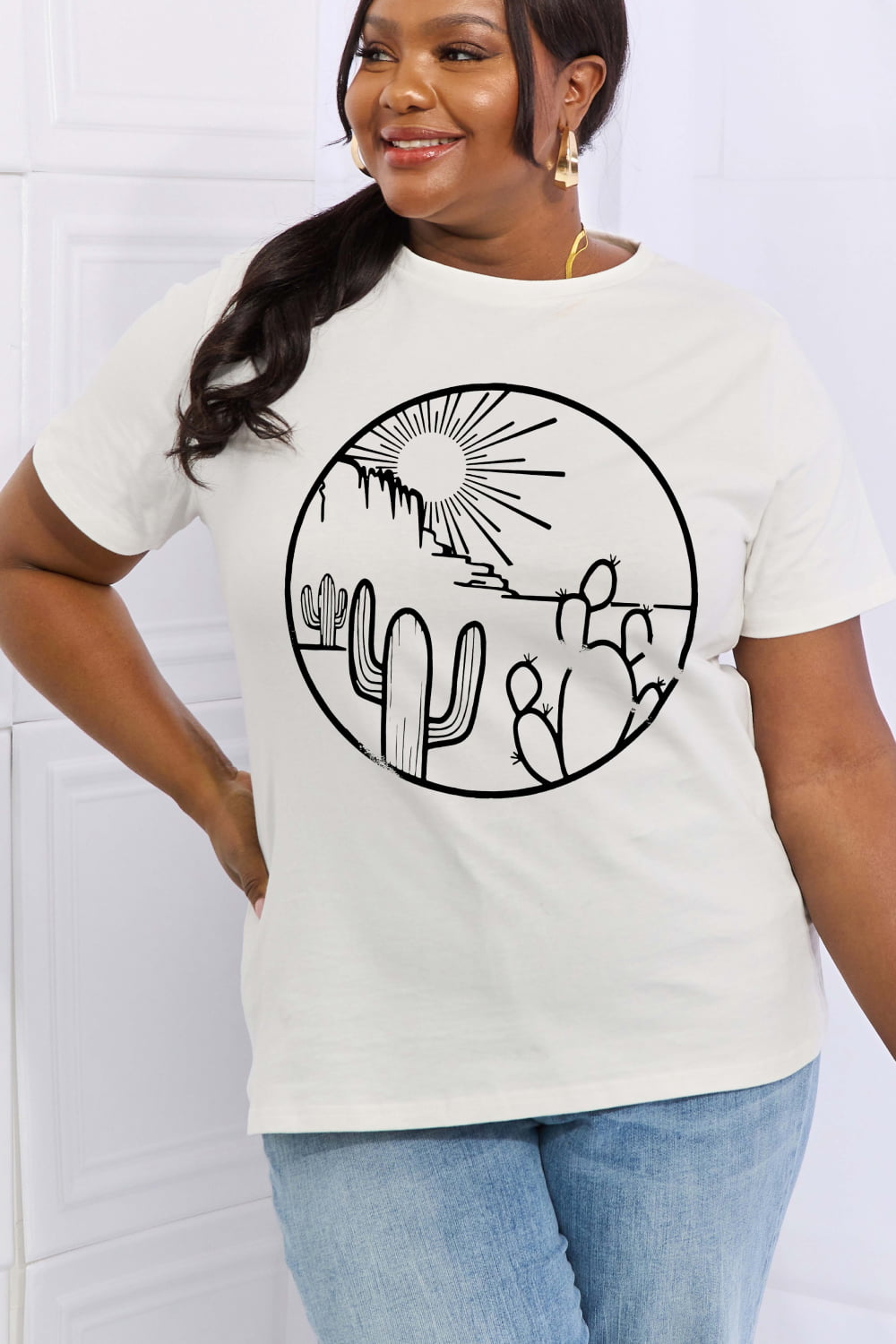 Simply Love Full Size Desert Graphic Cotton Tee