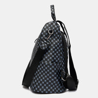 Printed PU Leather Backpack