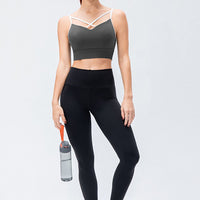 Wide Waistband Slim Fit Active Leggings