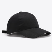 Plain Adjustable Cotton Baseball Cap