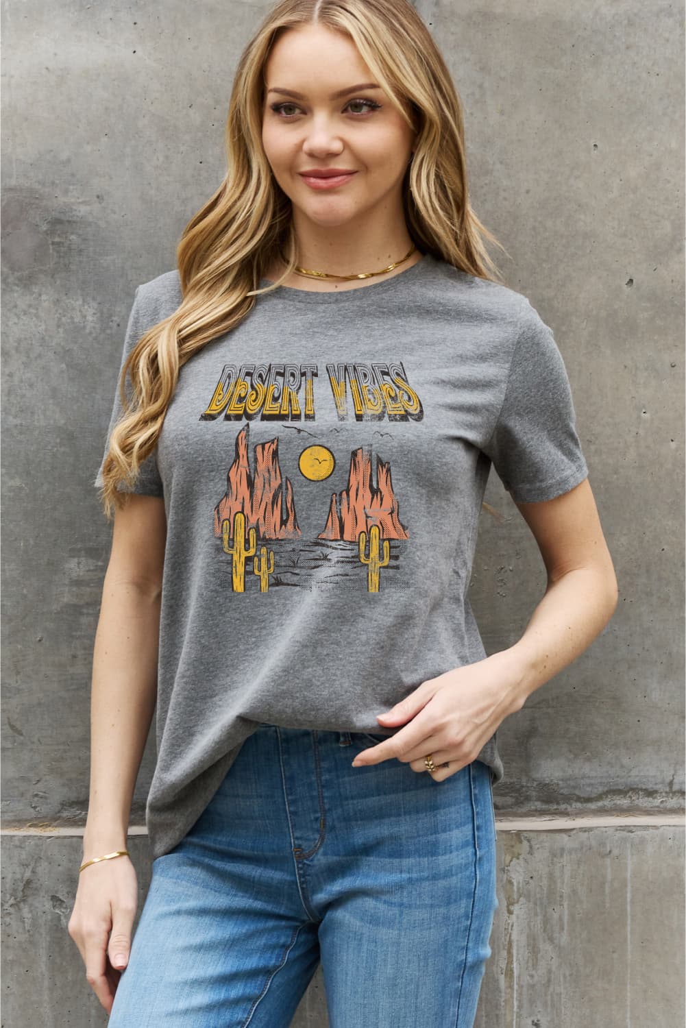 Simply Love Full Size DESERT VIBES Graphic Cotton Tee