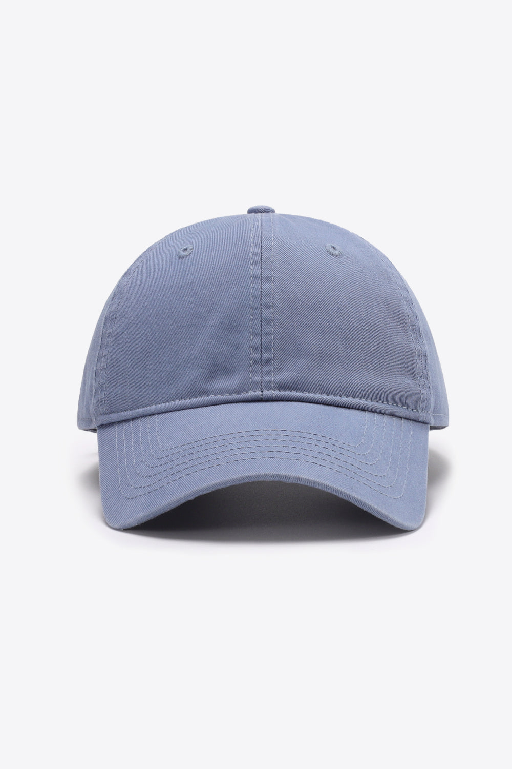 Plain Adjustable Cotton Baseball Cap