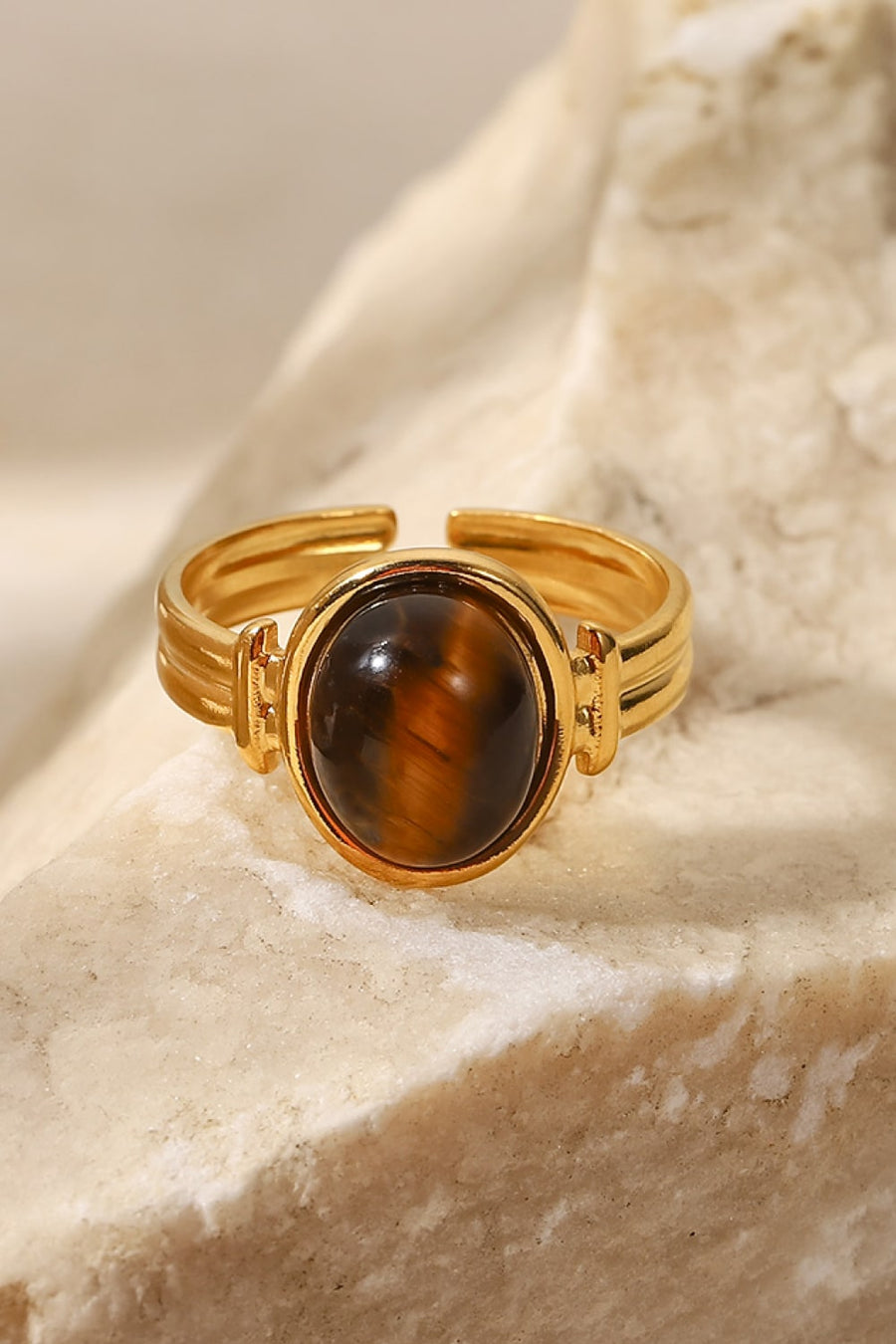 18K Gold Plated Open Ring