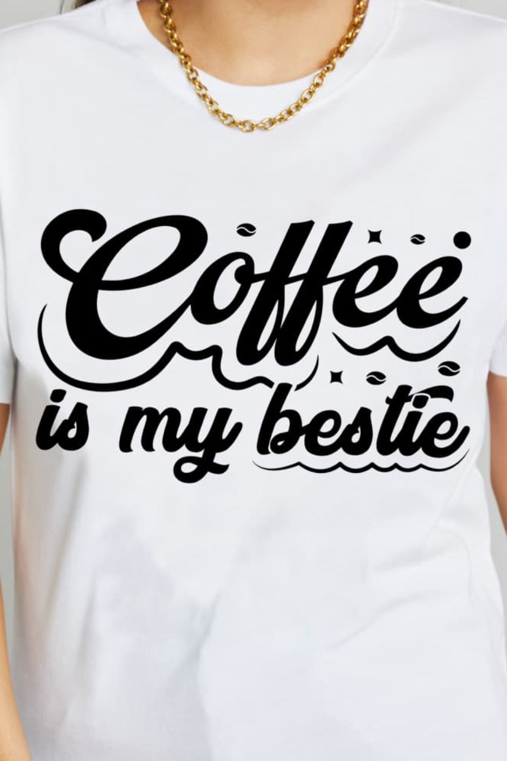 Simply Love Full Size COFFEE IS MY BESTIE Graphic Cotton T-Shirt