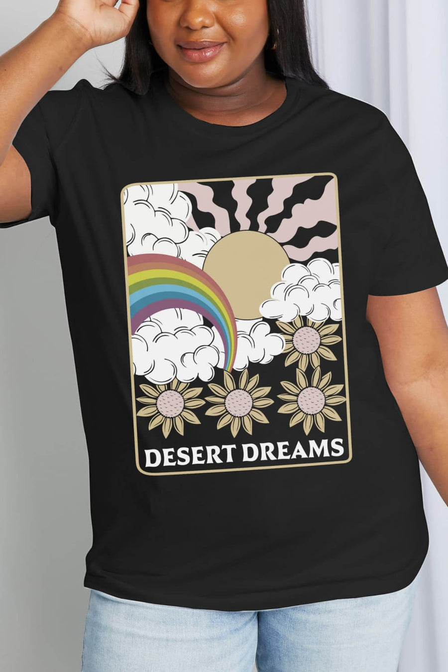 Simply Love Full Size DESERT DREAMS Graphic Cotton Tee