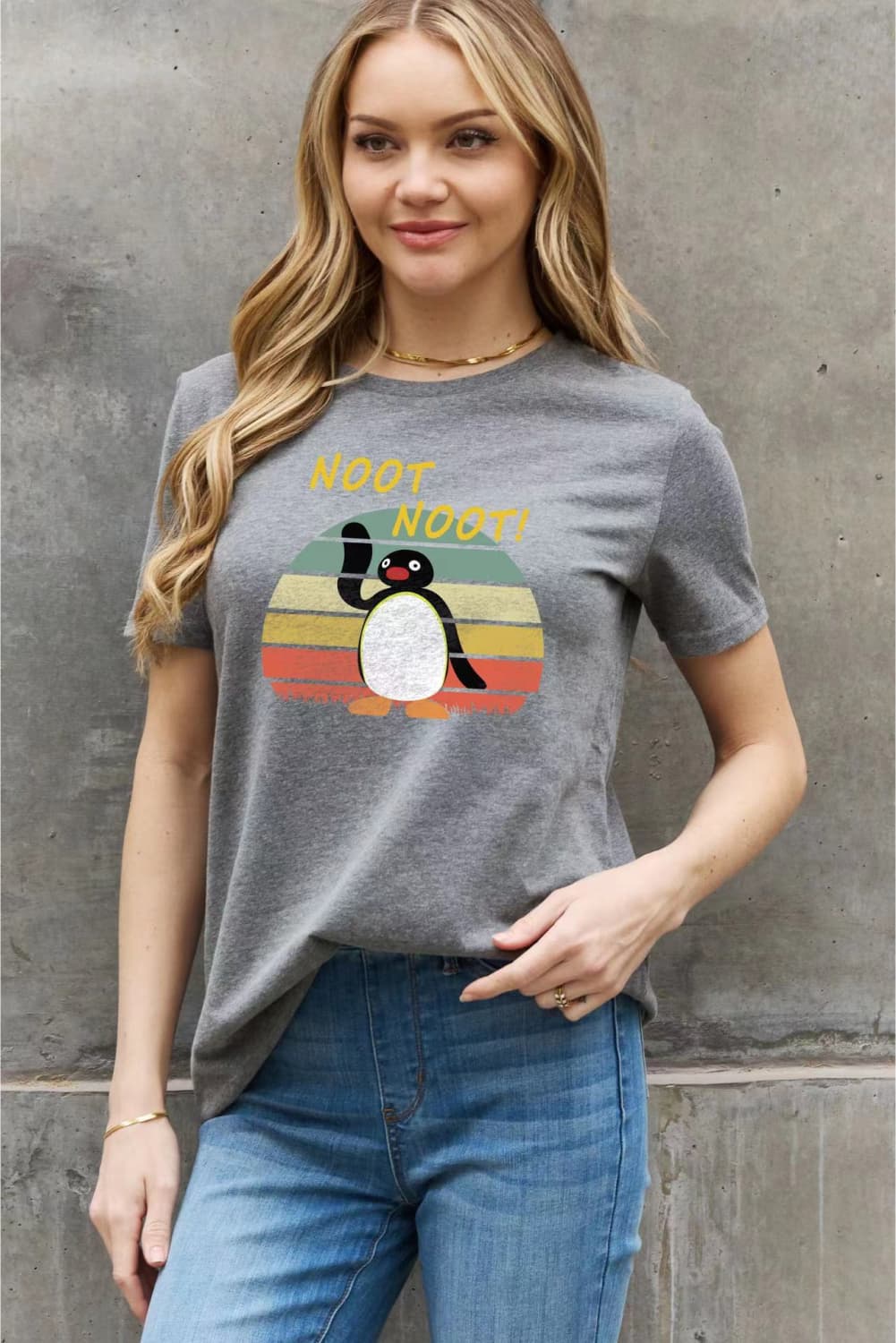 Simply Love Full Size NOOT Graphic Cotton Tee