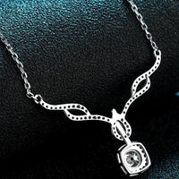 Right On Trend Moissanite Pendant Necklace