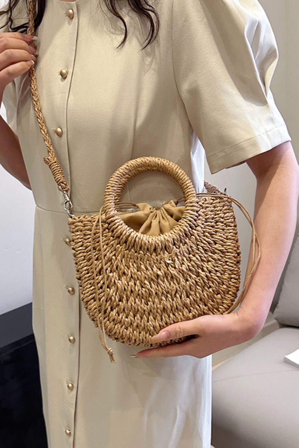 Crochet Crossbody Shoulder Bag