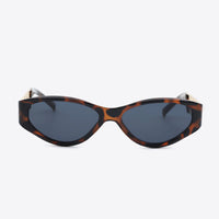 Chain Detail Temple Cat Eye Sunglasses