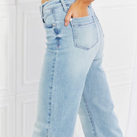 Judy Blue Harper Full Size High Waist Wide Leg Jeans