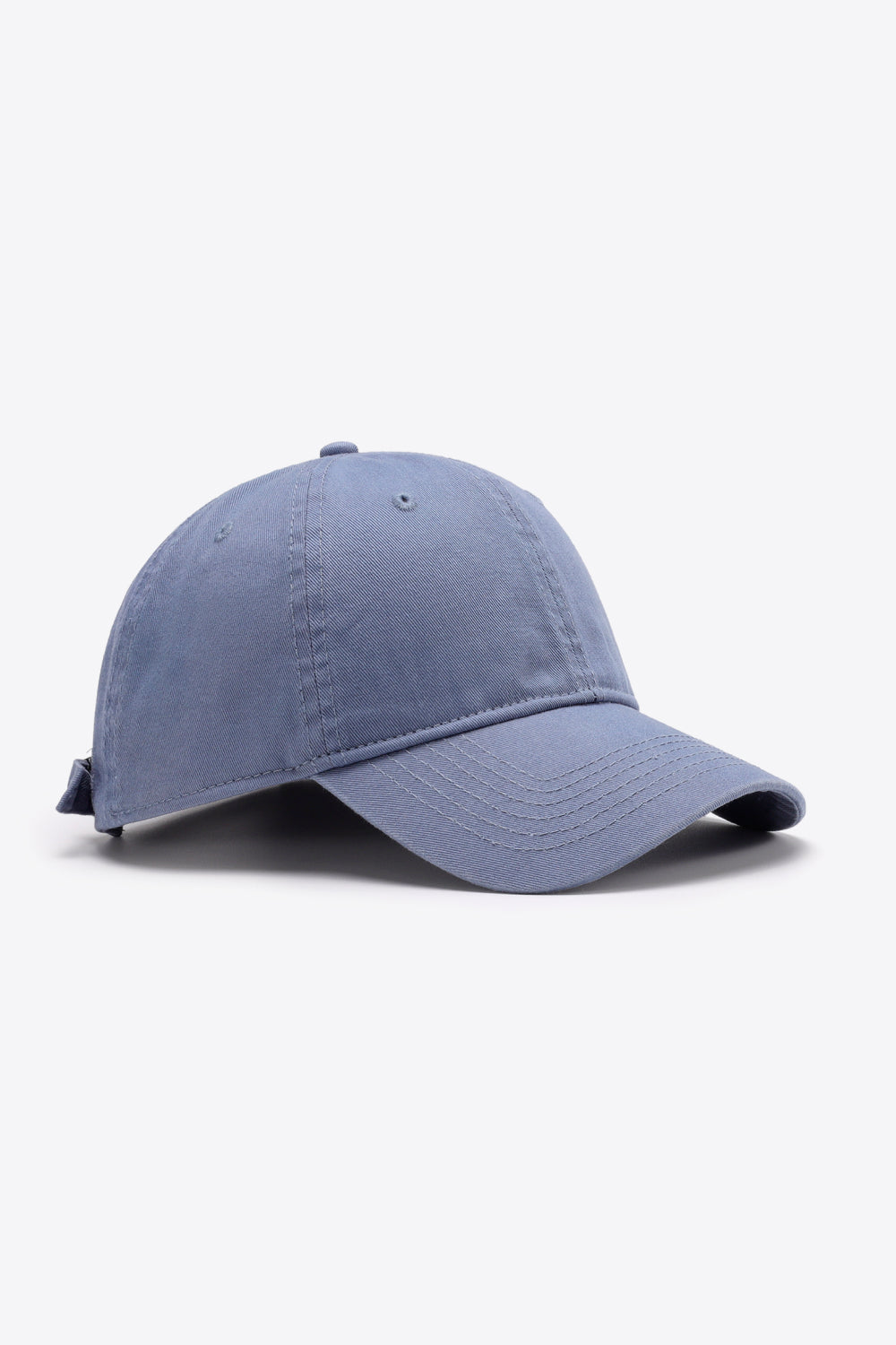 Plain Adjustable Cotton Baseball Cap