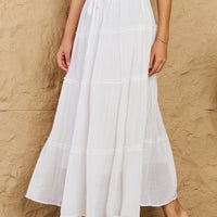 Sweet Lovely By Jen Places To Go Full Size Tiered Maxi Skirt