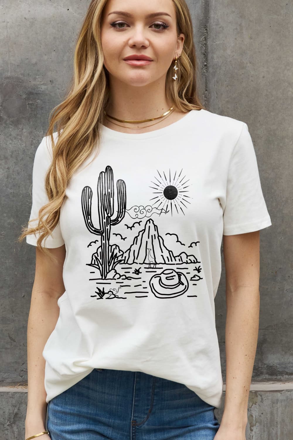 Simply Love Full Size Desert Graphic Cotton Tee