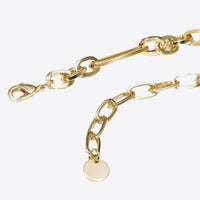 18K Gold Plated Glass Stone Necklace