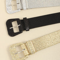 Glitter PU Leather Belt