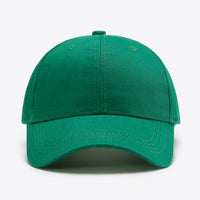 Plain Adjustable Cotton Baseball Cap