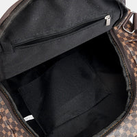 Printed PU Leather Backpack