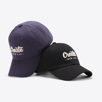 CREATE NEW LIFE Adjustable Cotton Baseball Cap