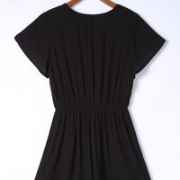 Flutter Sleeve Surplice Romper