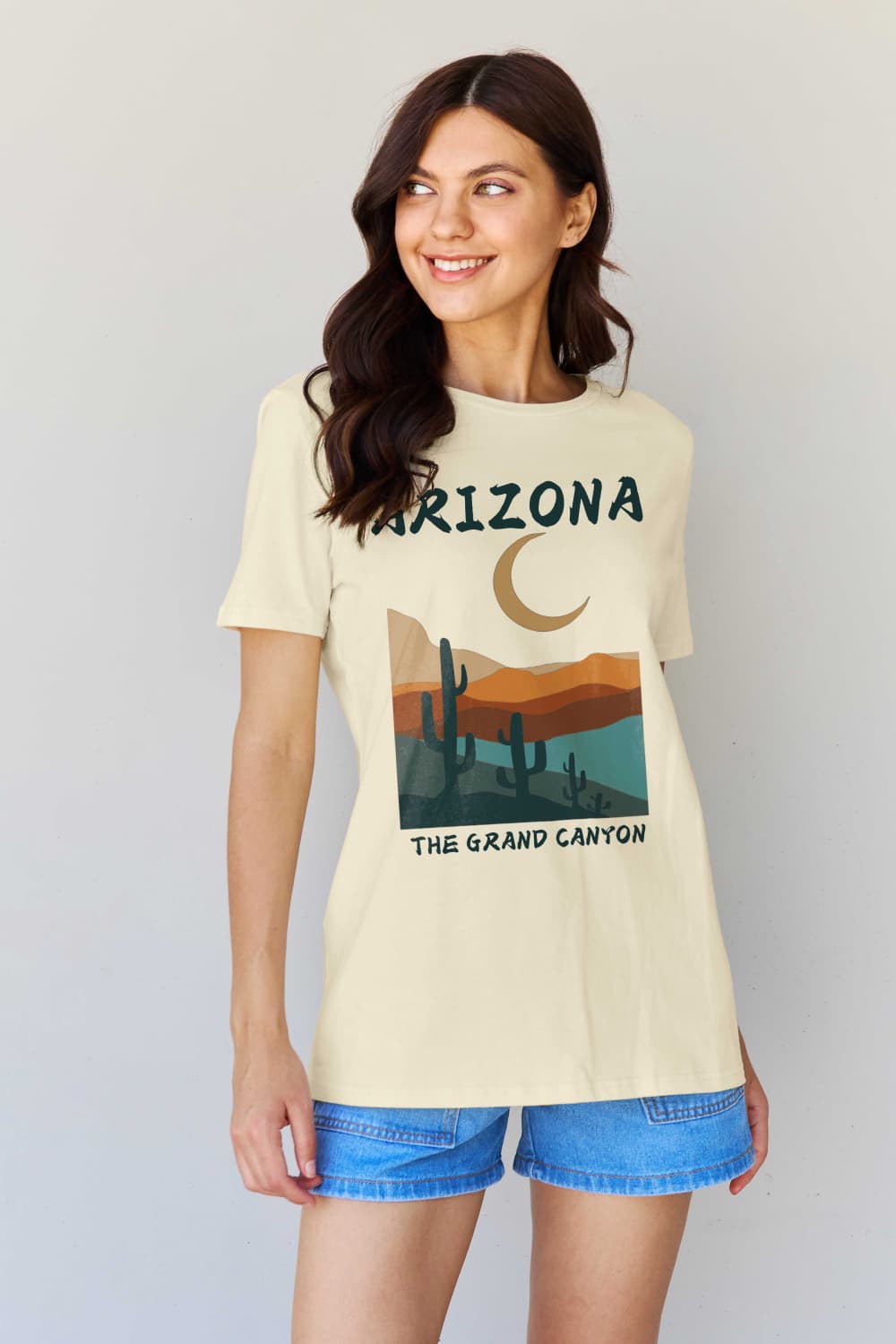 Simply Love Full Size ARIZONA THE GRAND CANYON Graphic Cotton Tee