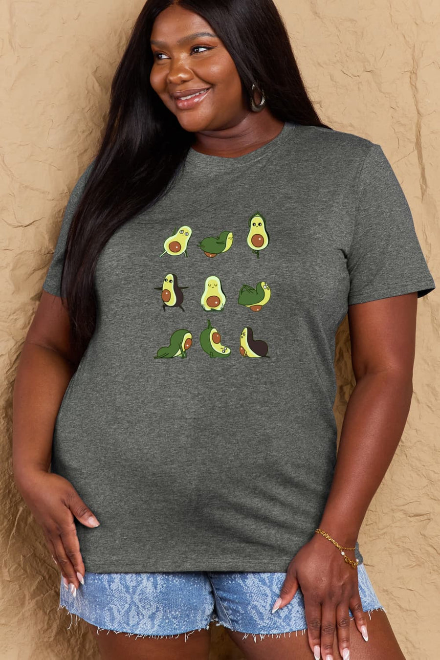 Simply Love Full Size Avocado Graphic Cotton T-Shirt