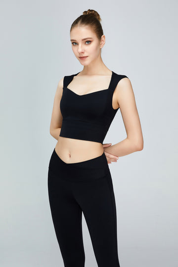 Sweat Absorbing Sleeveless Sports Bra