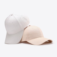 Plain Adjustable Cotton Baseball Cap