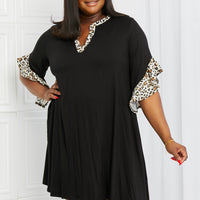 Celeste At Her Best Full Size Flare Midi Dress