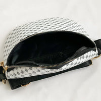 Printed PU Leather Sling Bag