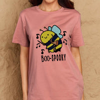 Simply Love Full Size BOO-SPOOKY Graphic Cotton T-Shirt