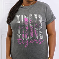 Simply Love Full Size TIGERS Graphic Cotton Tee