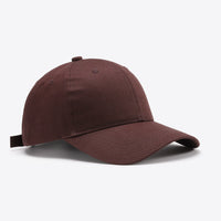 Plain Adjustable Cotton Baseball Cap