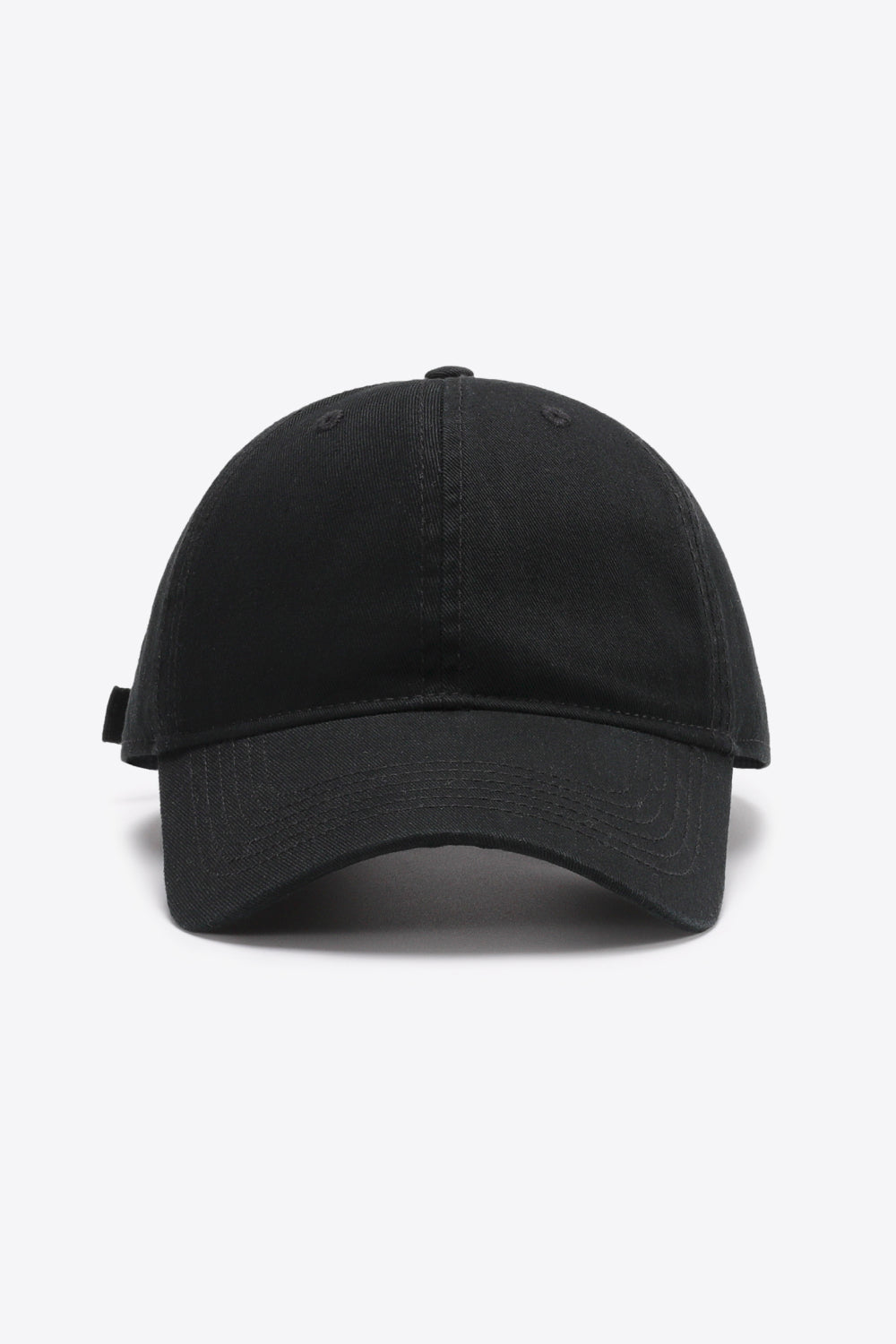 Plain Adjustable Cotton Baseball Cap