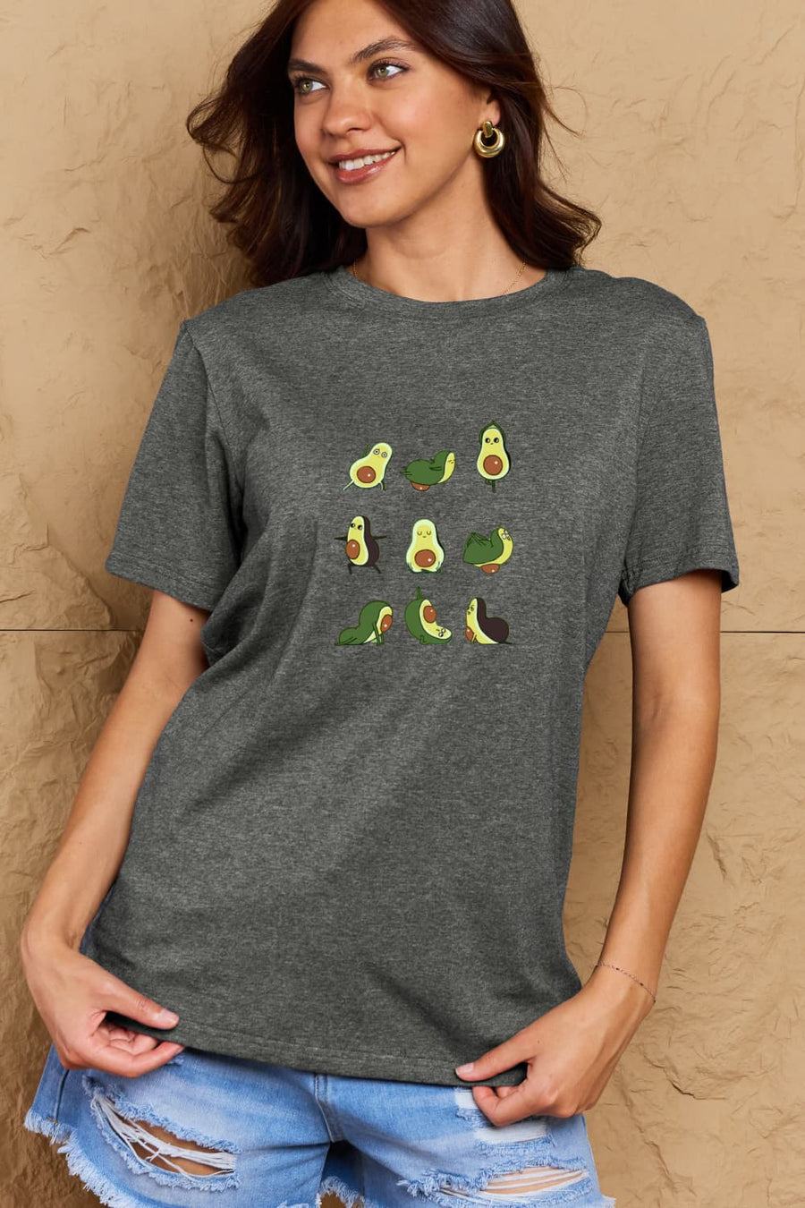 Simply Love Full Size Avocado Graphic Cotton T-Shirt