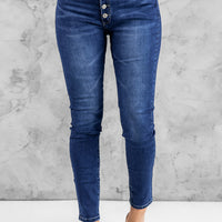 What You Want Button Fly Pocket Jeans