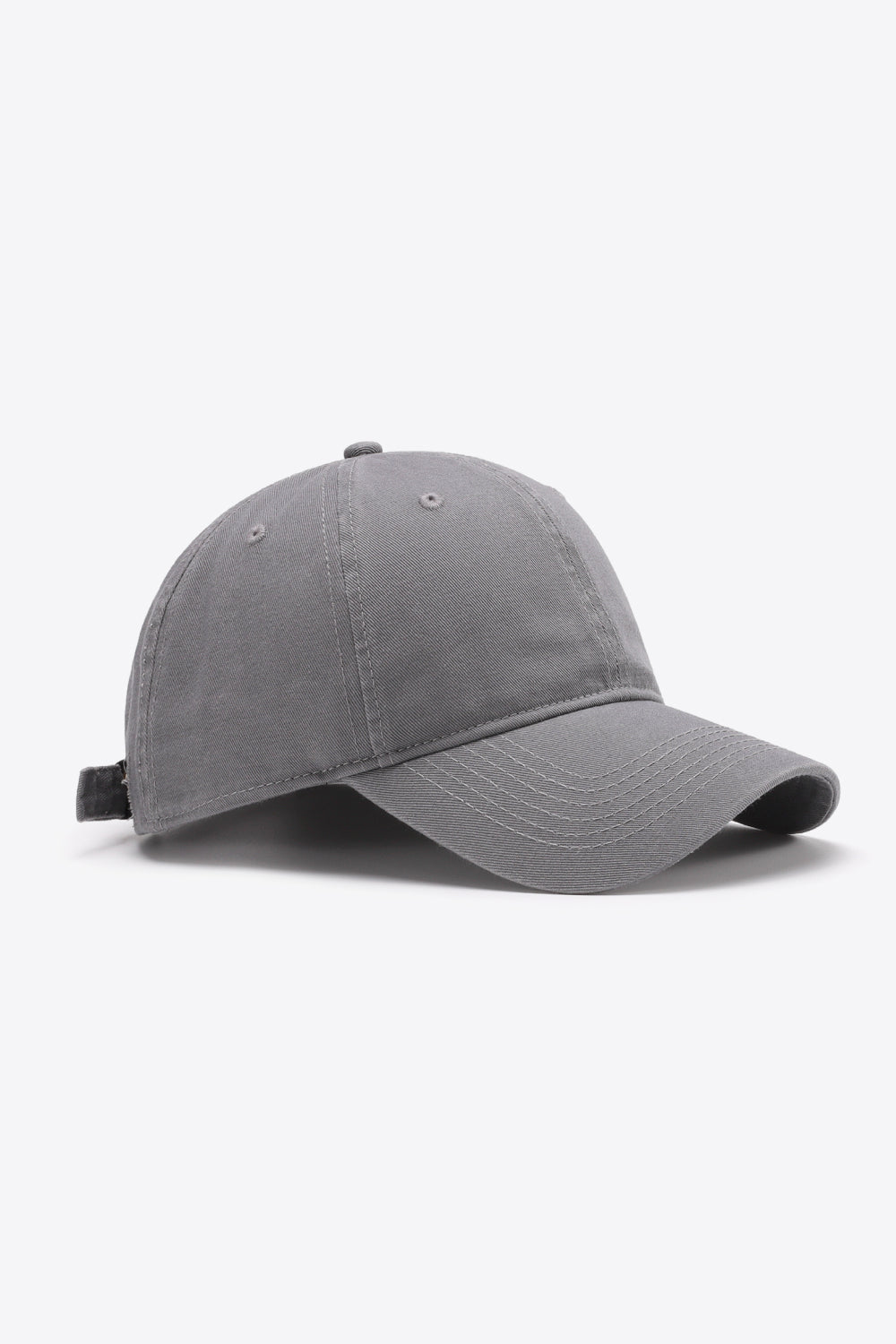 Plain Adjustable Cotton Baseball Cap