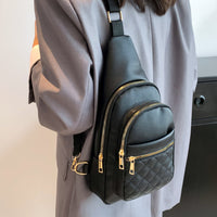 PU Leather Sling Bag