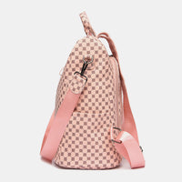 Printed PU Leather Backpack