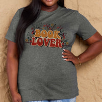 Simply Love Full Size BOOK LOVER Graphic Cotton Tee