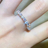 Presented To You 925 Sterling Silver Moissanite Ring