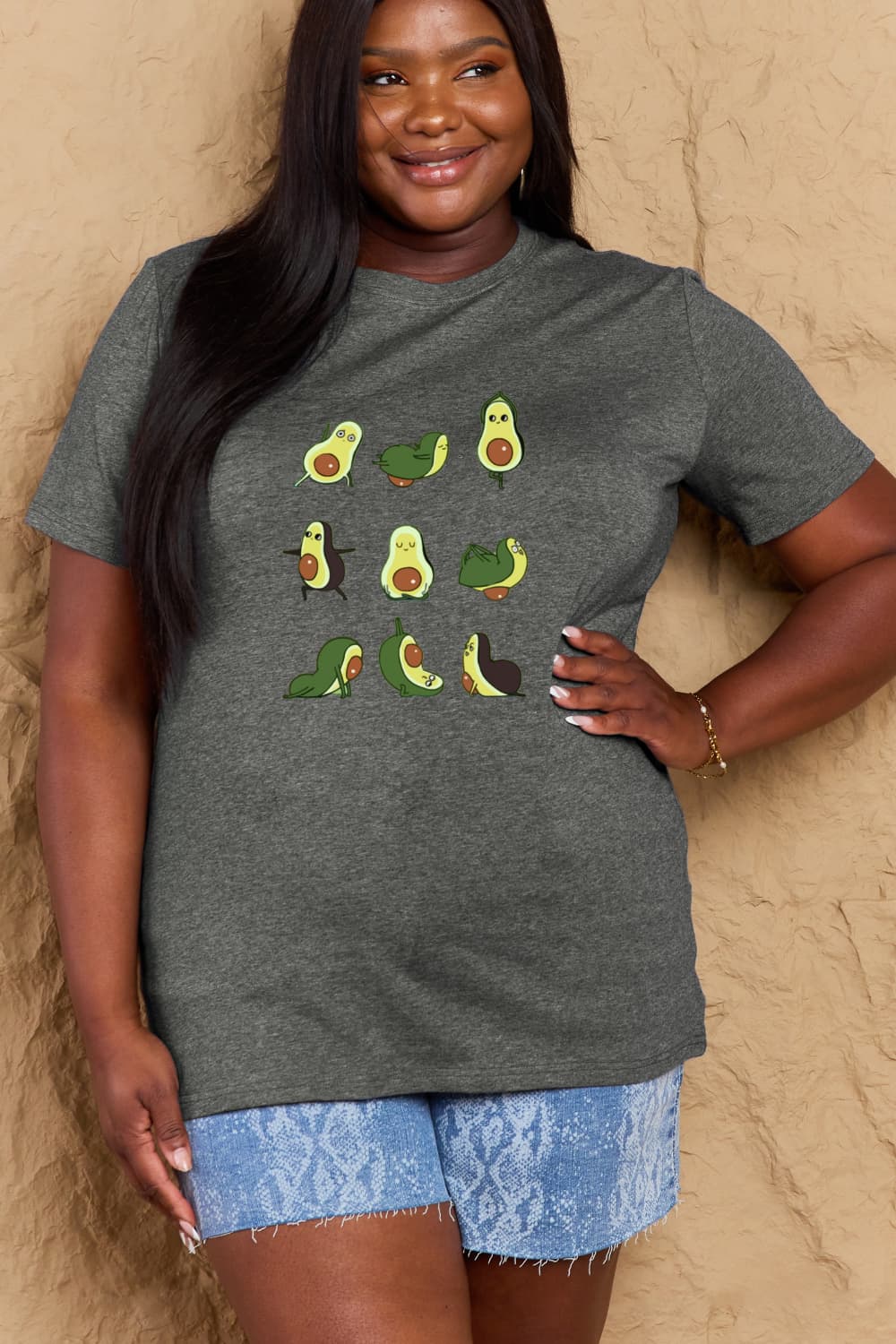 Simply Love Full Size Avocado Graphic Cotton T-Shirt