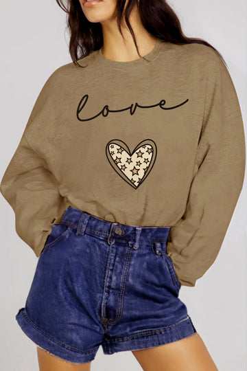 Simply Love Simply Love Full Size LOVE Graphic Sweatshirt