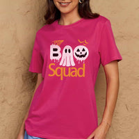 Simply Love Full Size BOO SQUAD Graphic Cotton T-Shirt