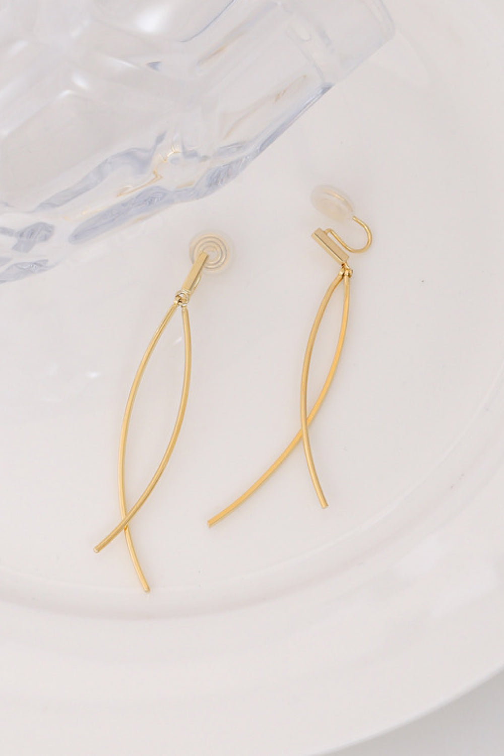 18K Gold Plated Clip-On Earrings