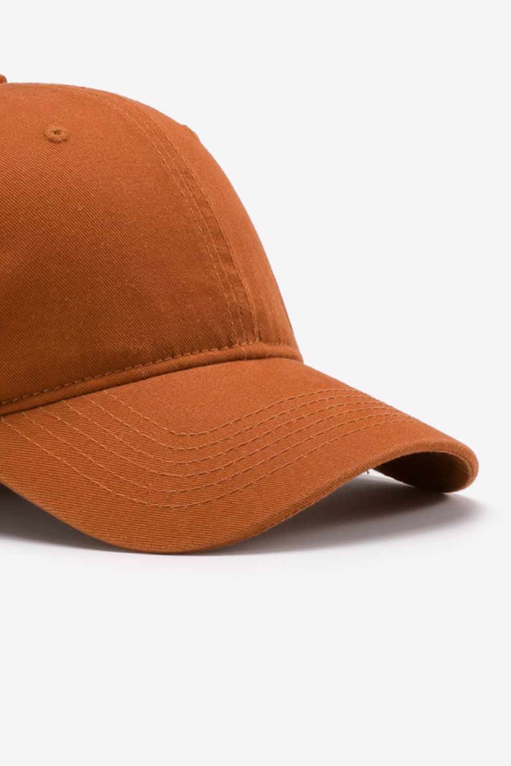 Plain Adjustable Cotton Baseball Cap