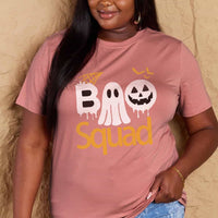 Simply Love Full Size BOO SQUAD Graphic Cotton T-Shirt